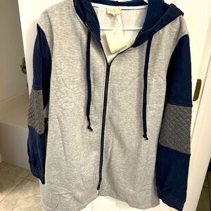 Hem & Thread Gray and Navy Jacket